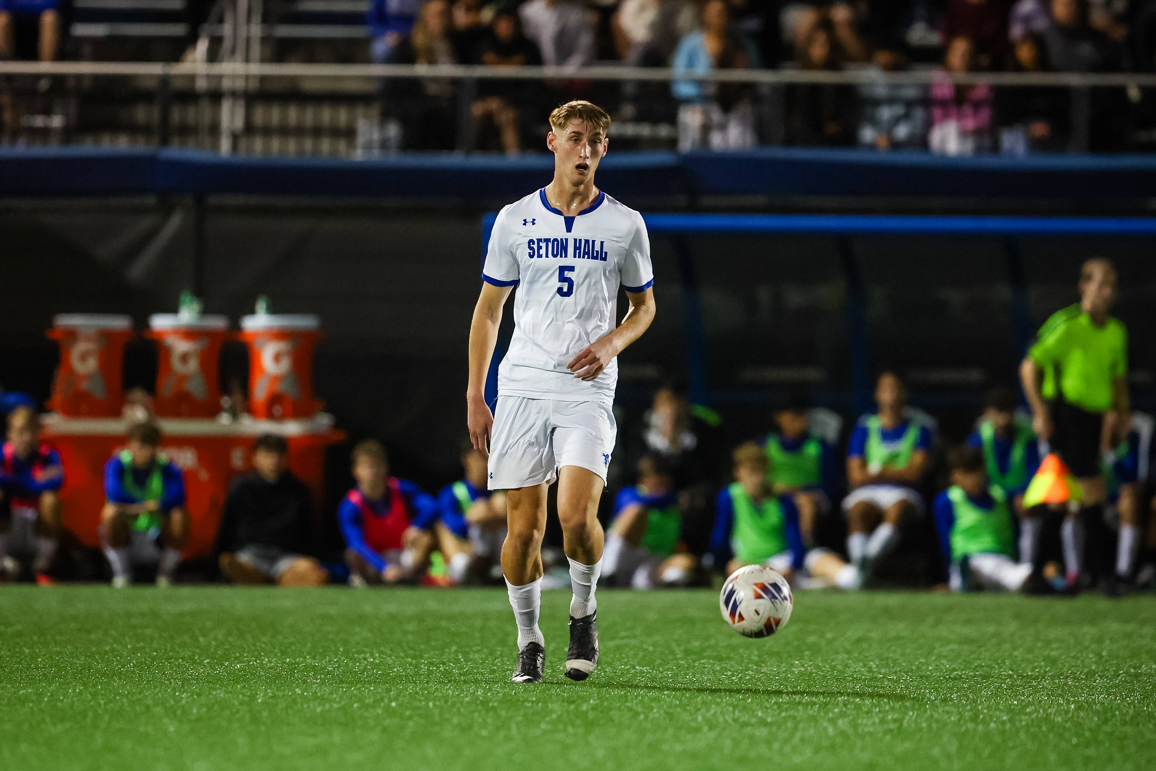 Agustin Resch (5) playing in a match for the Pirates