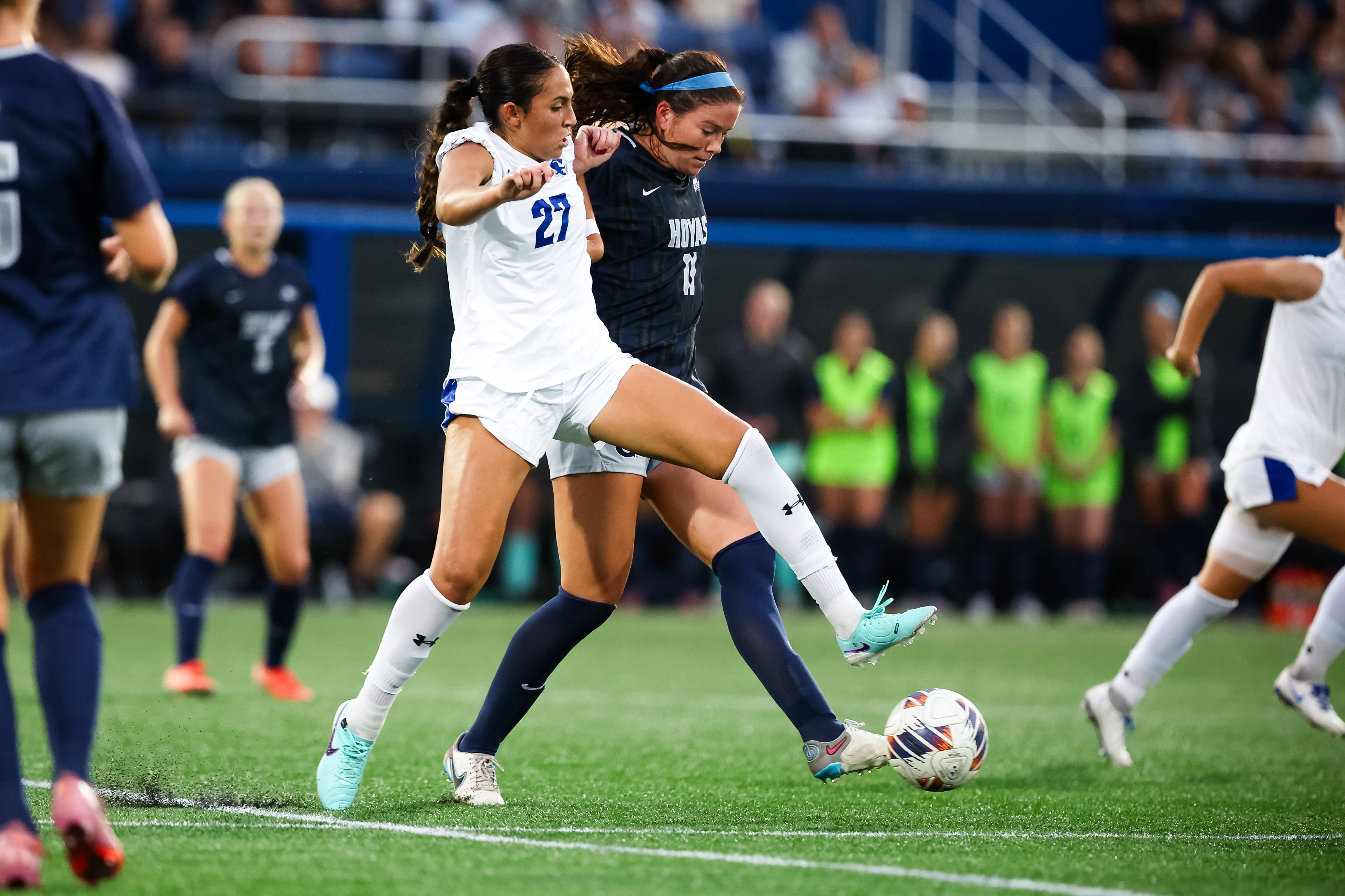 Gianna Angelillo against the Georgetown Hoyas