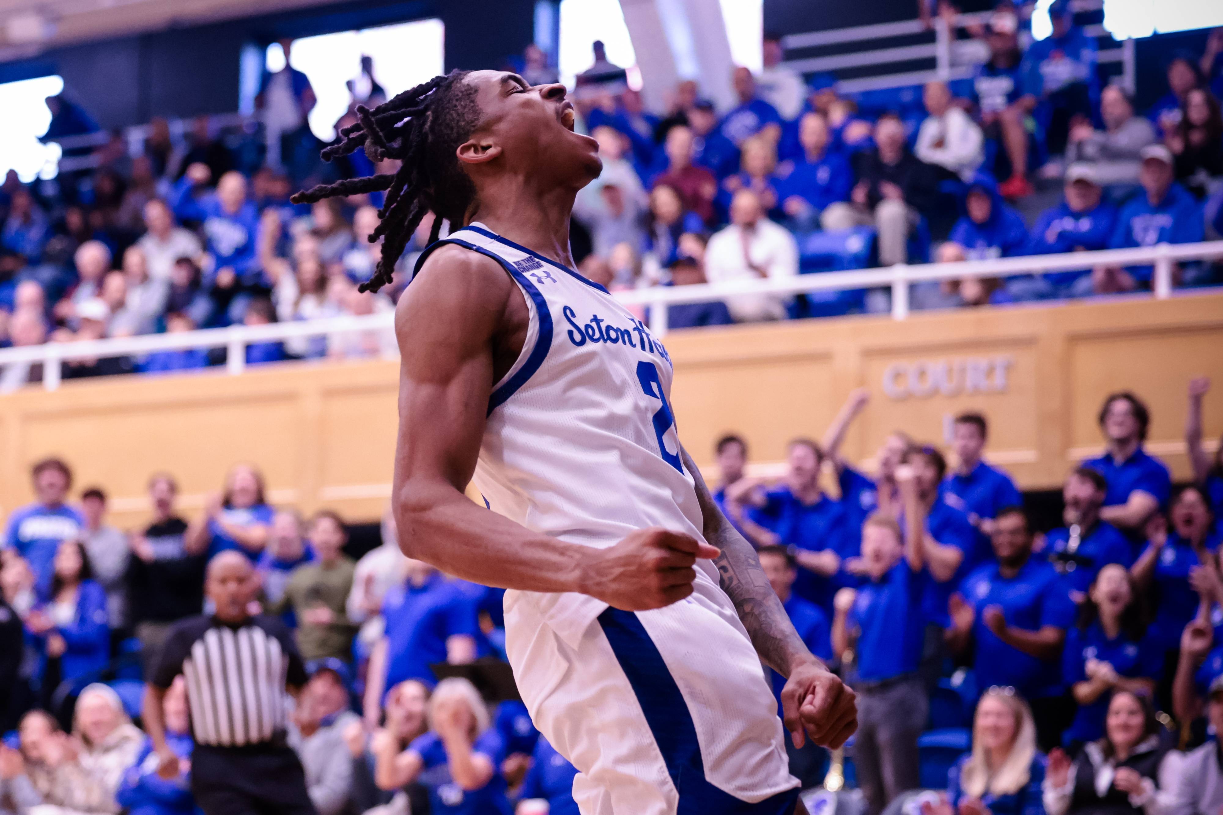 Chaunce Jenkins led the Pirates in points (16) in Saturday's victory over Wagner.