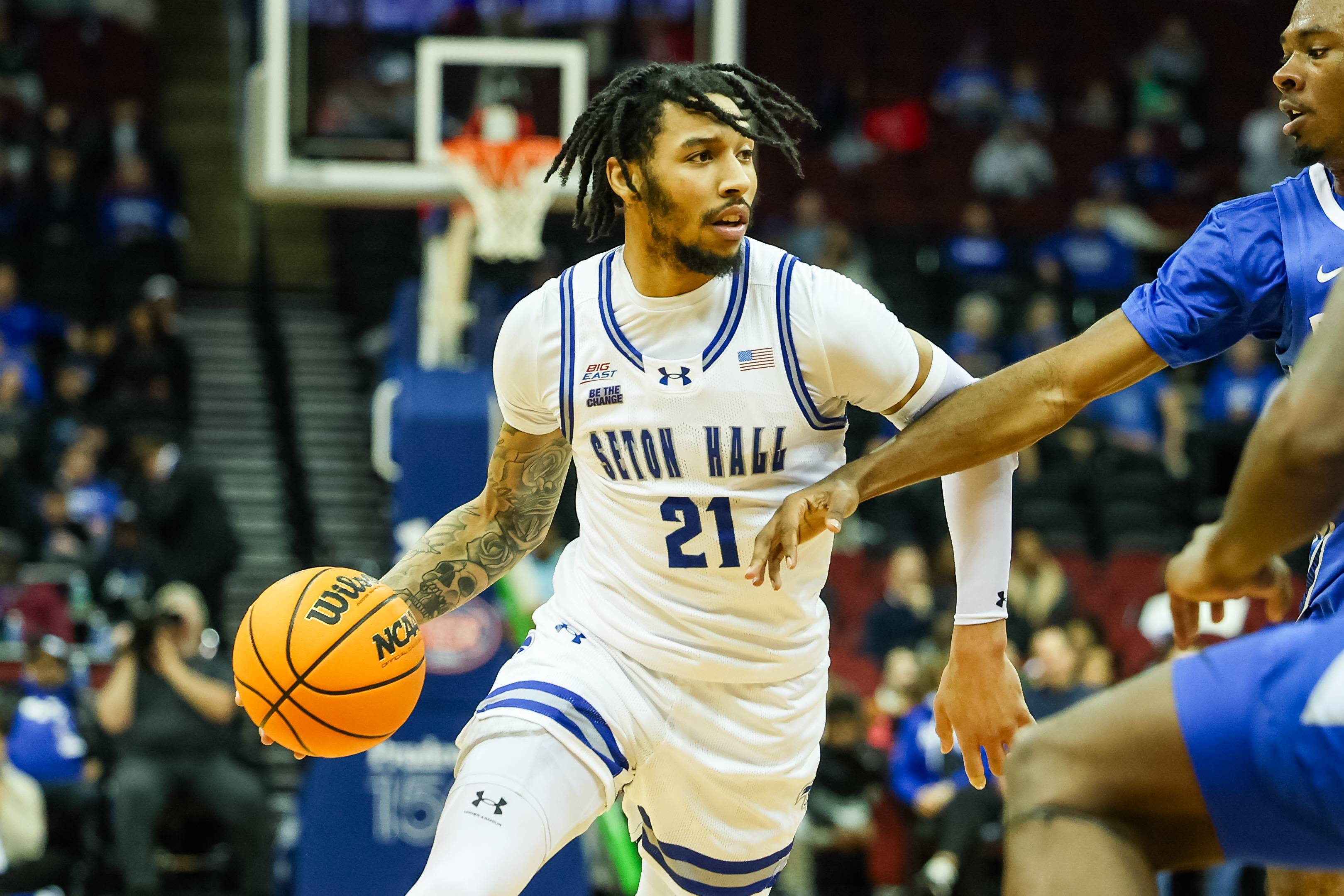 Isaiah Coleman led the Pirates in scoring (15.3 points) and rebounding (5.3 rebounds) during the regular season.