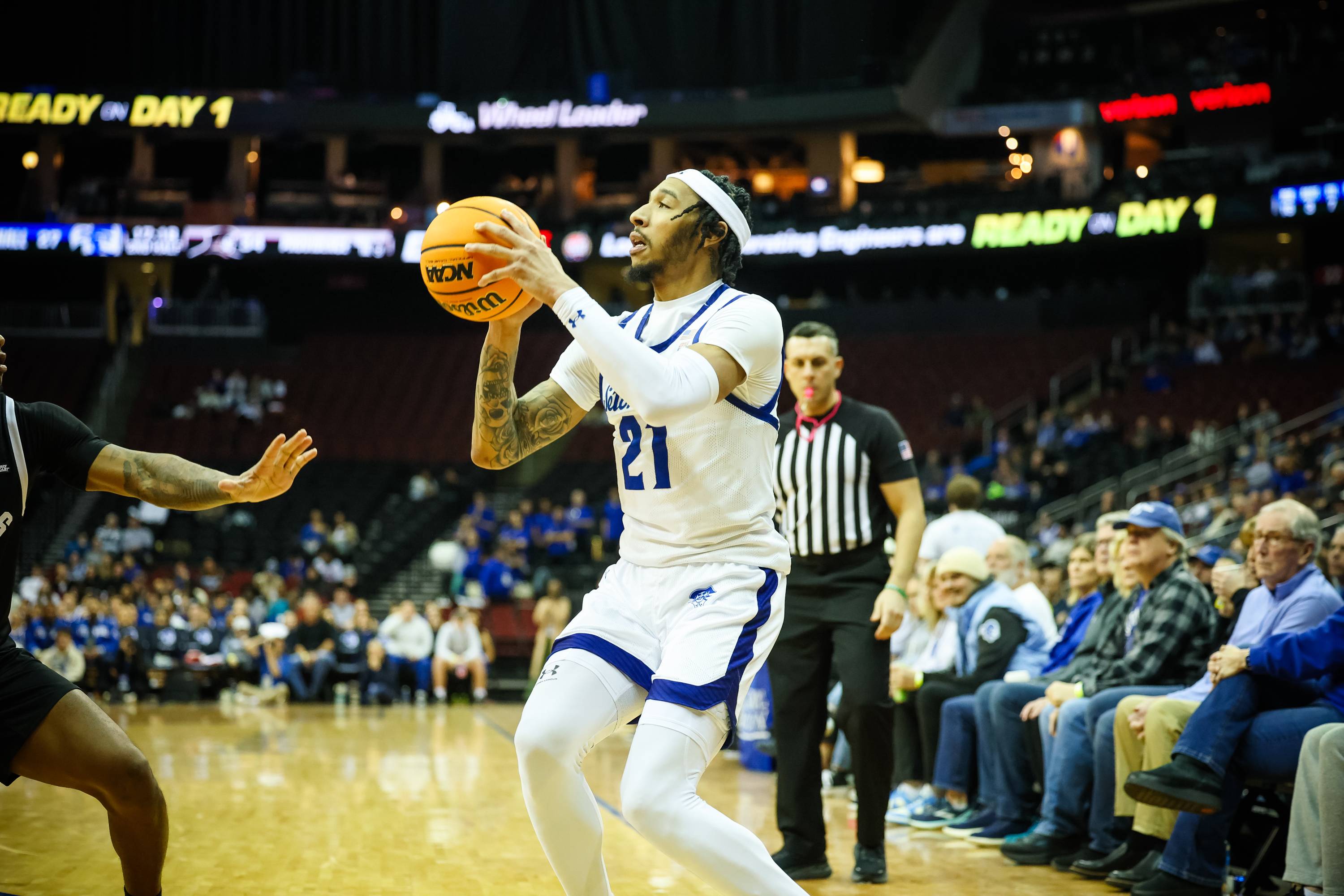 Isaiah Coleman ranks third in scoring during BIG EAST play, with 18.5 points per game.
