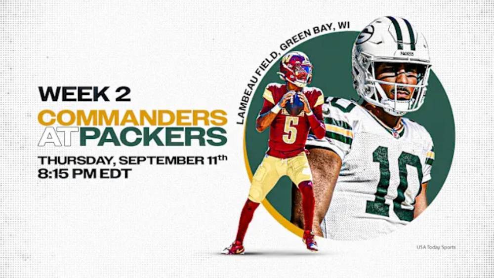 Commanders at Packers, Thursday Night Football