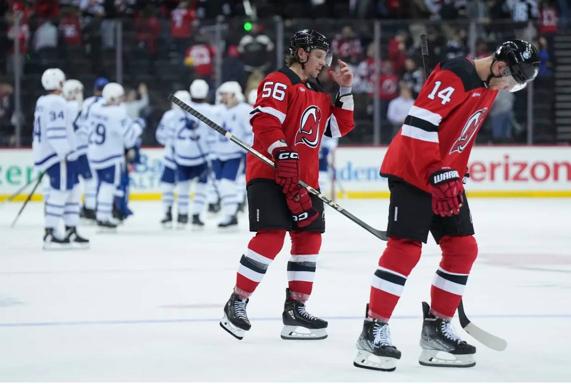 NJ Devils after loss to Toronto