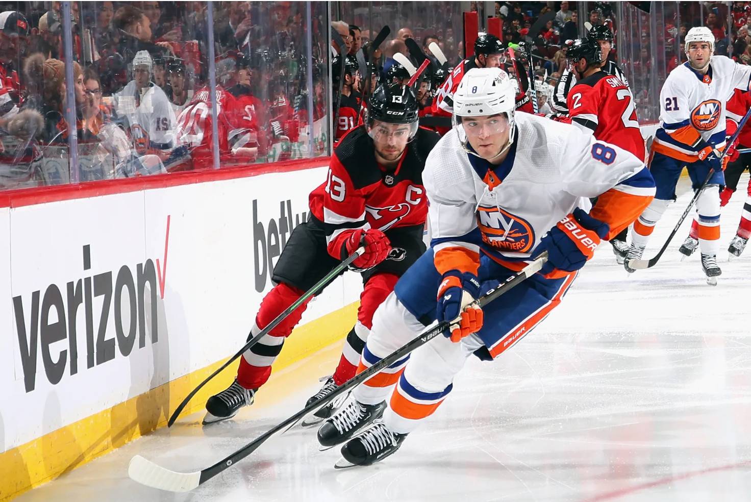 NJ Devils take on the NY Islanders