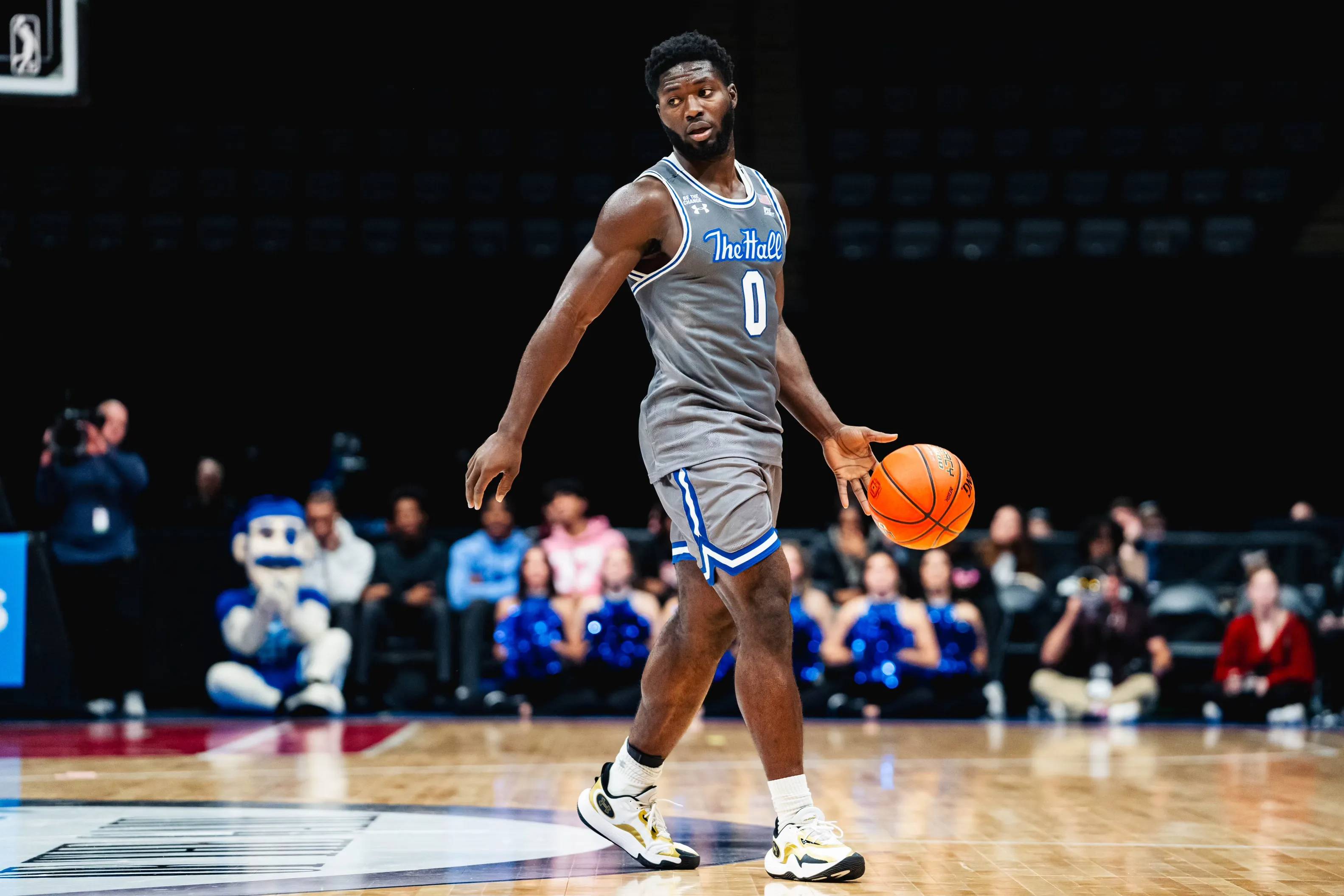 Dylan Addae-Wusu (0) finished with 11 points against Hofstra on Wednesday night.