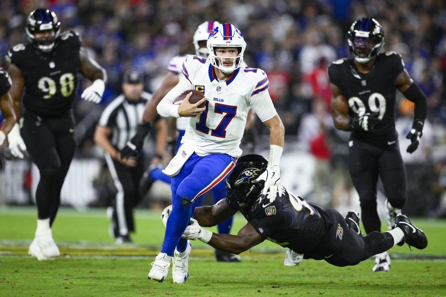 Josh Allen and the Bills are hoping to avoid a fourth consecutive loss in the divisional round.