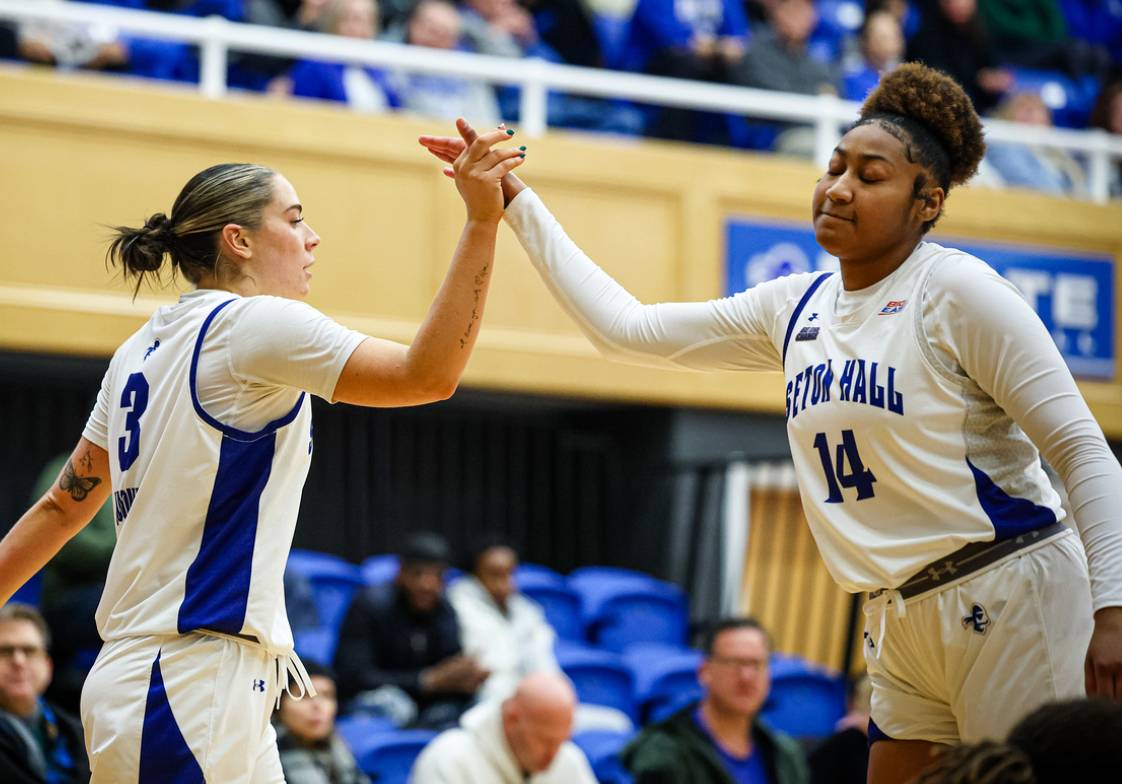 Masonius and Lawson high five
