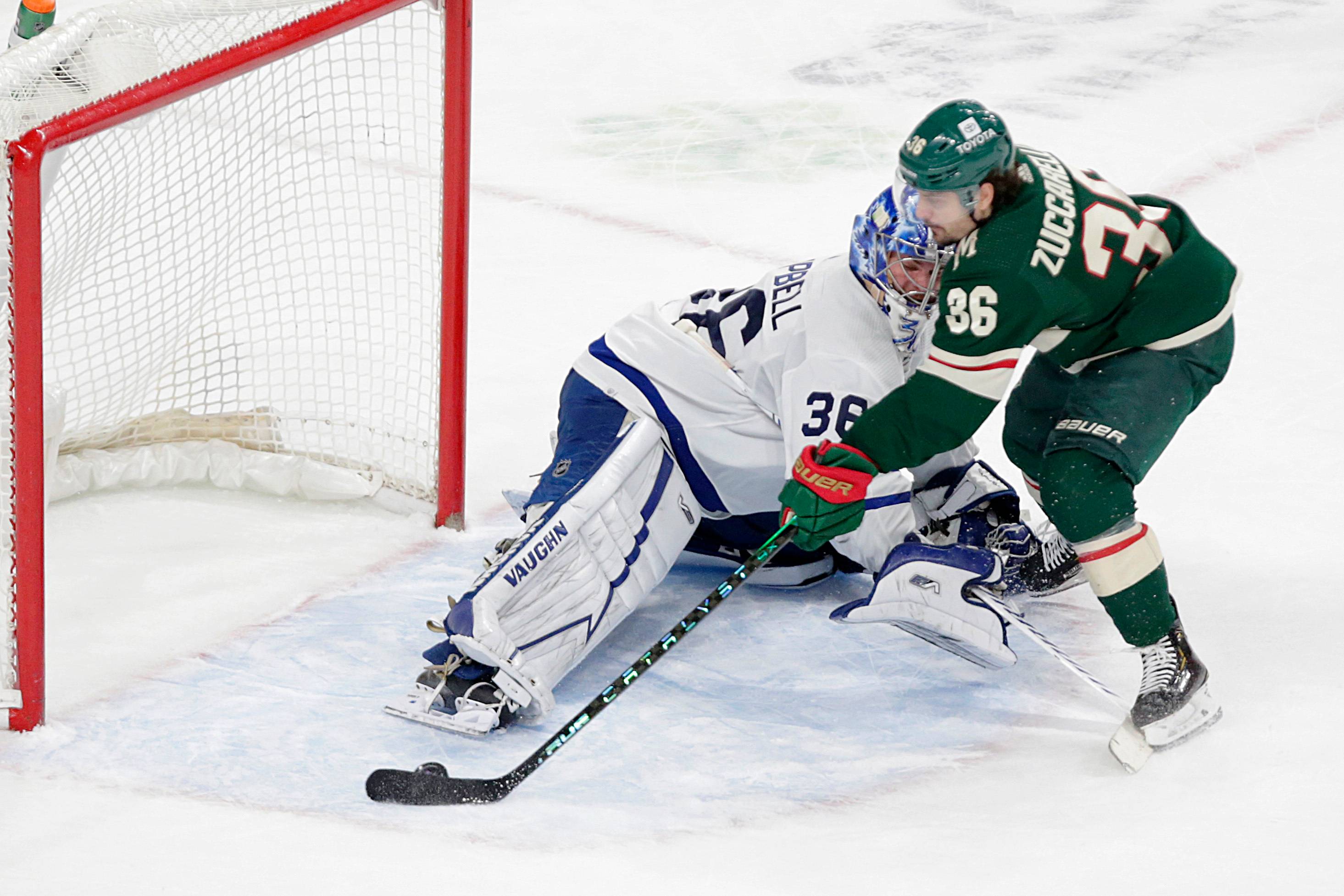 Mats Zuccarello scores a shootout goal in 2021.