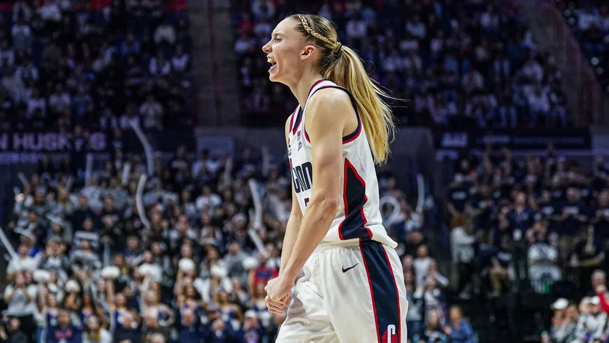 Paige Bueckers became the fastest player in school history to reach 2,000 career points.
