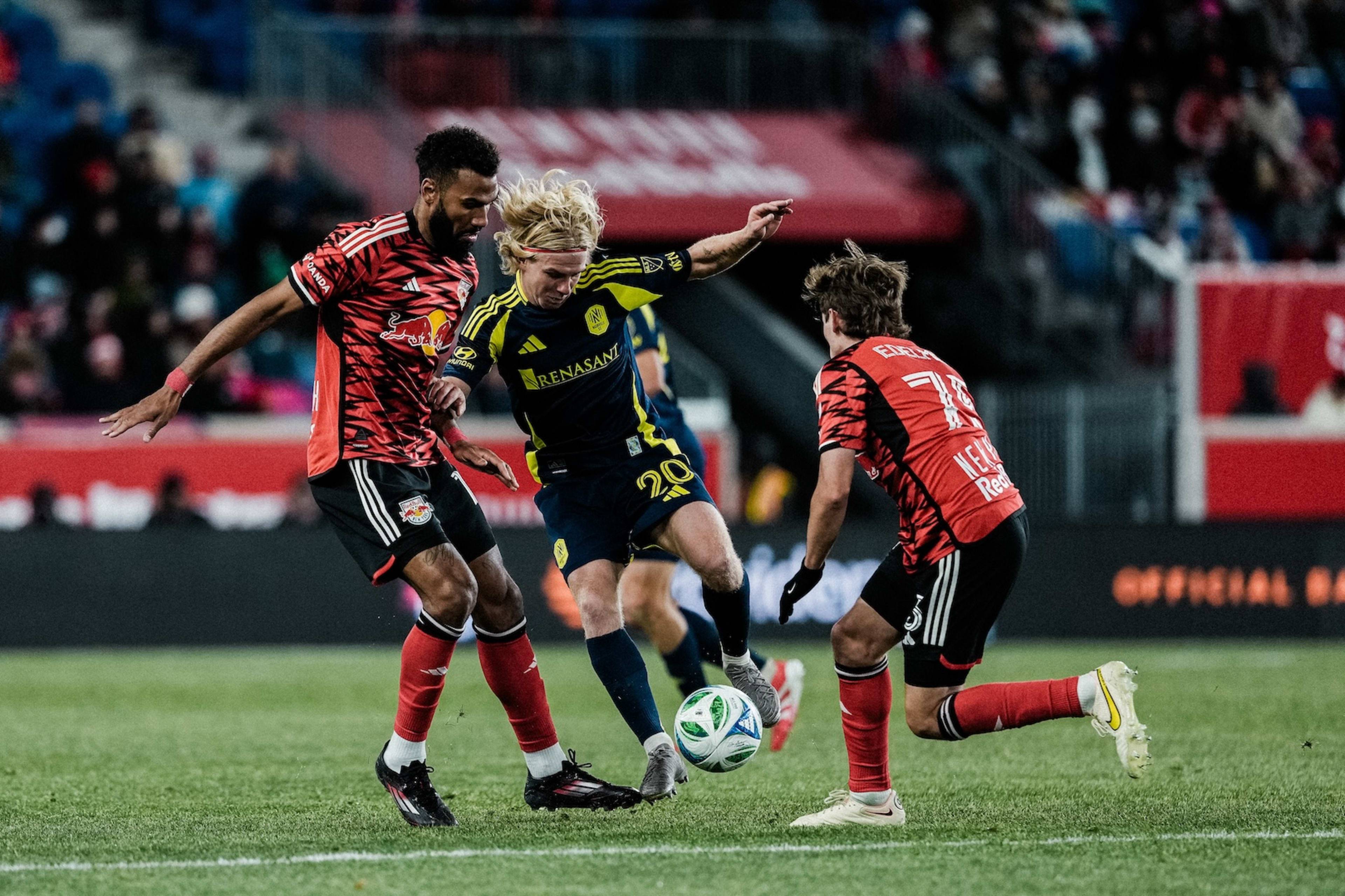 The Red Bulls defeated Nashville SC on Saturday night, 2-0.