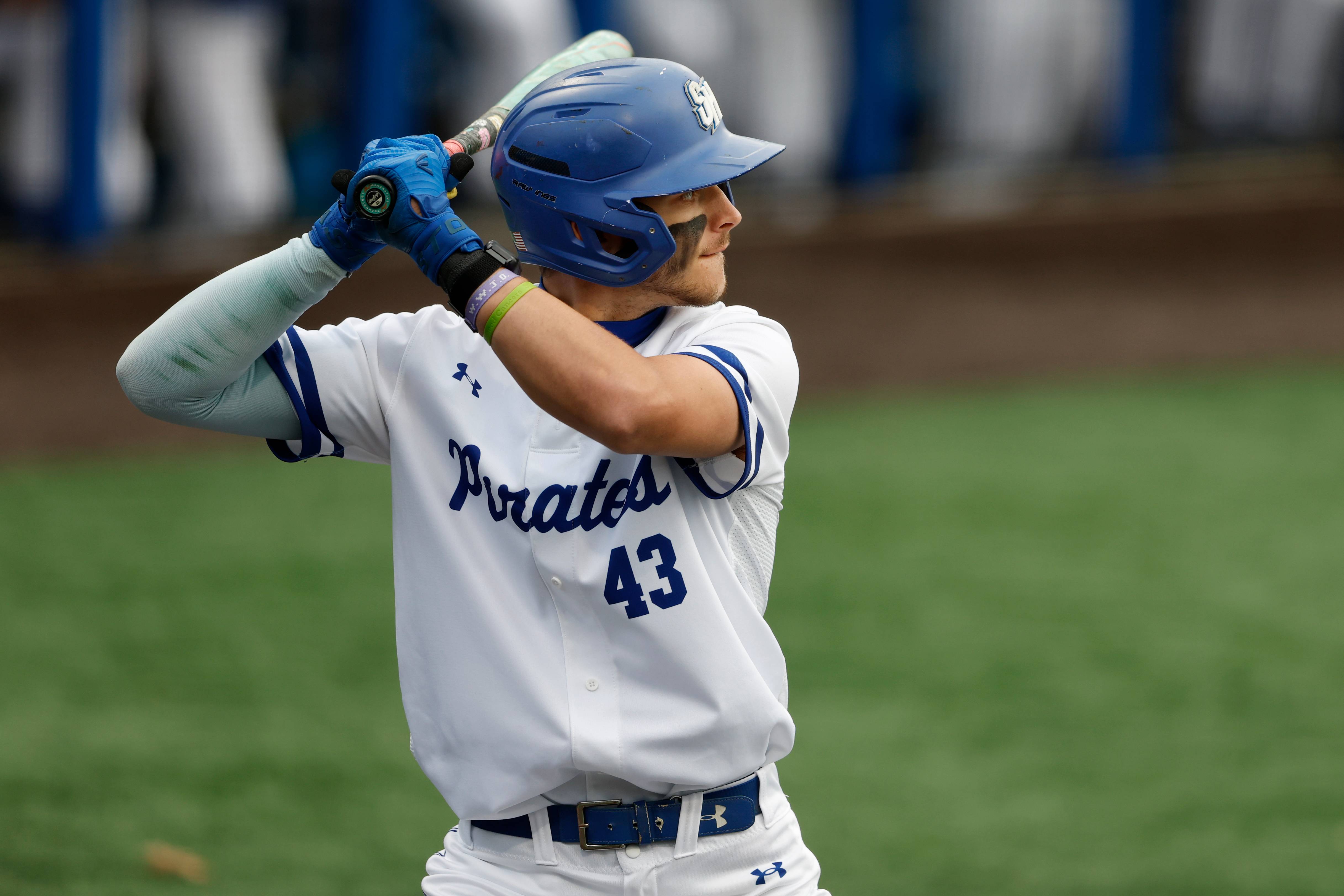 Aiden Robbins drove in two runs in the Pirates' loss to NJIT.