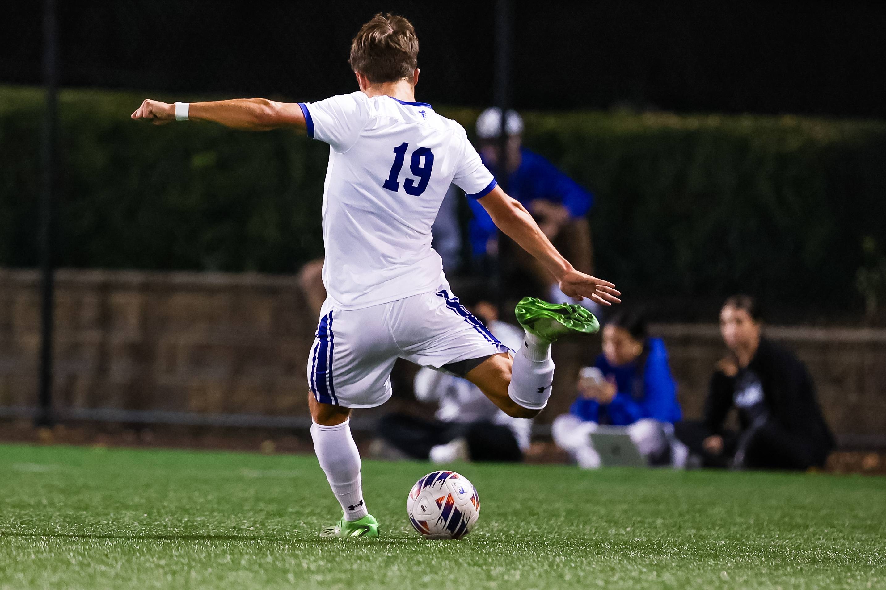 Sam Bjork (19) playing in a match for the Pirates.