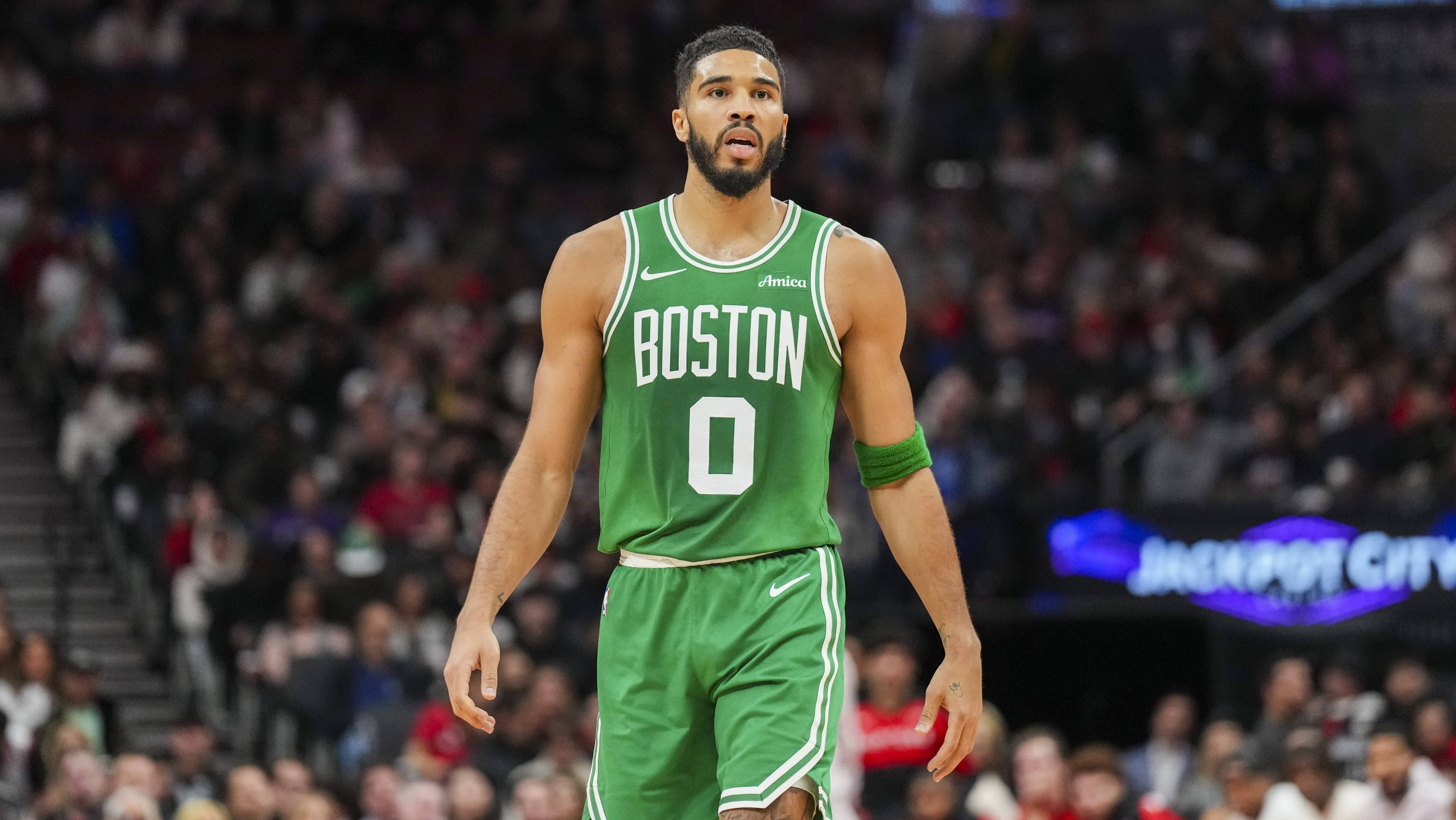 Jayson Tatum and the Celtics will travel to the west coast this week to take on the Warriors.