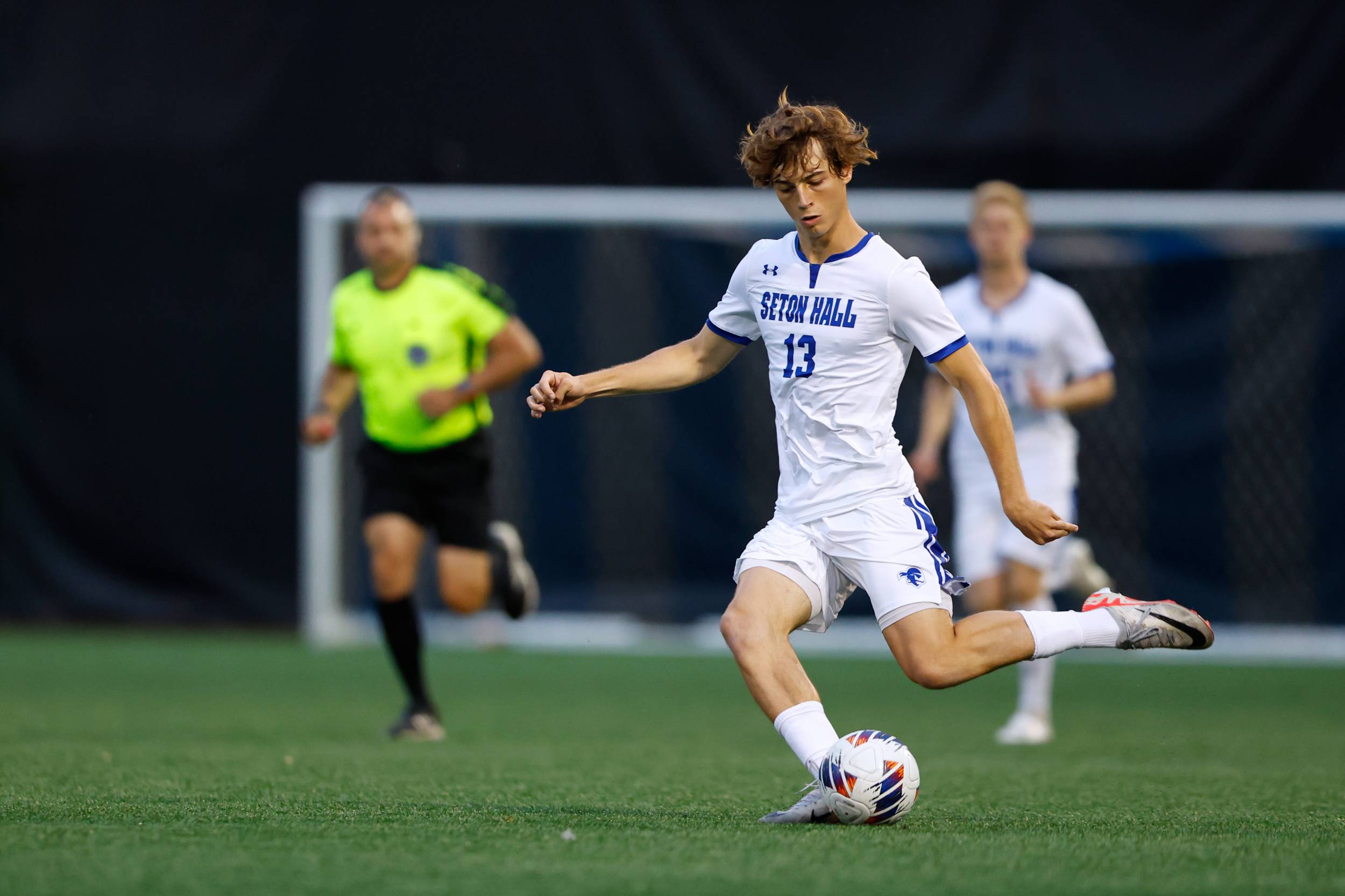 Til Kauschke kicking the ball