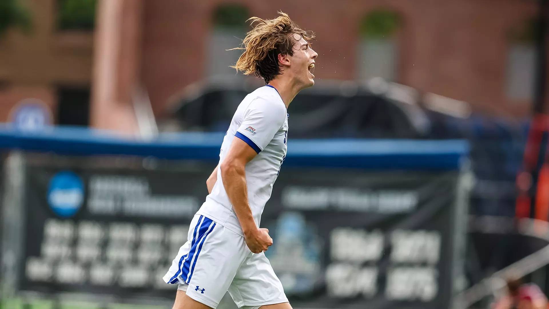 Til Kauschke celebrating a goal